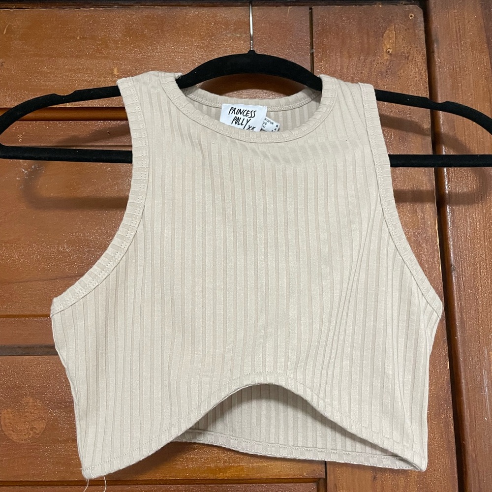 Princess polly Ellie set beige size 4